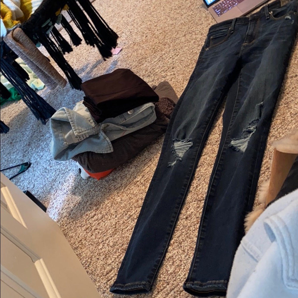 High waisted skinny jeans Abercrombie